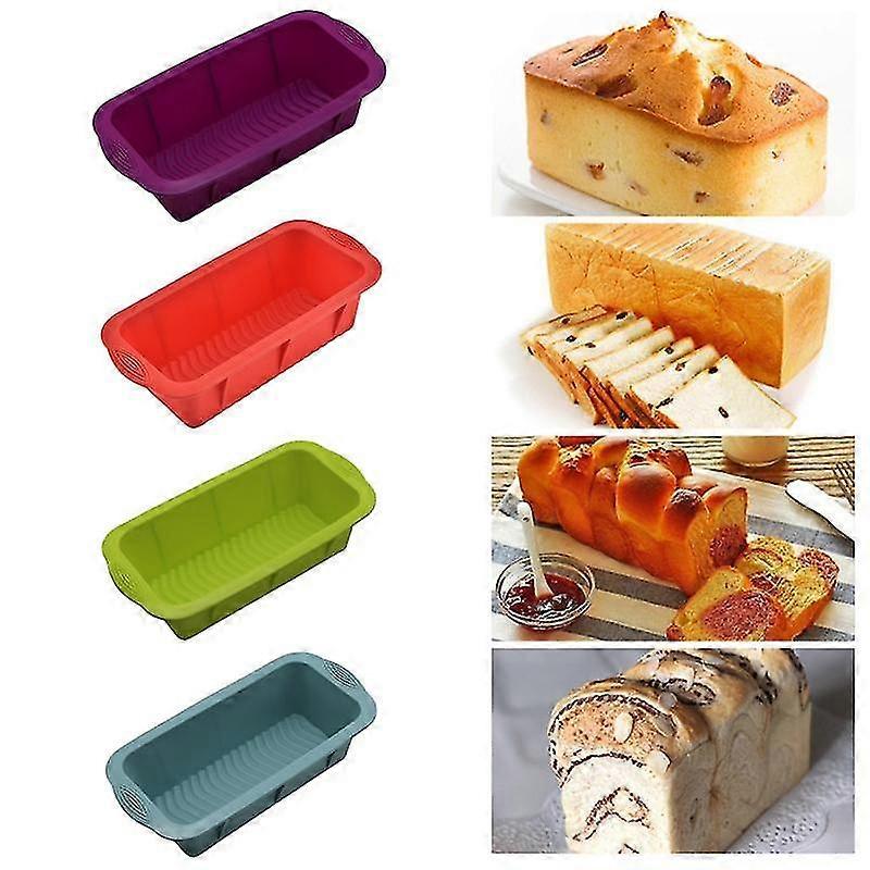 Rectangular Toast Bread Cake Silicone Baking Mold DIY Kitchen Supplies Bakeware