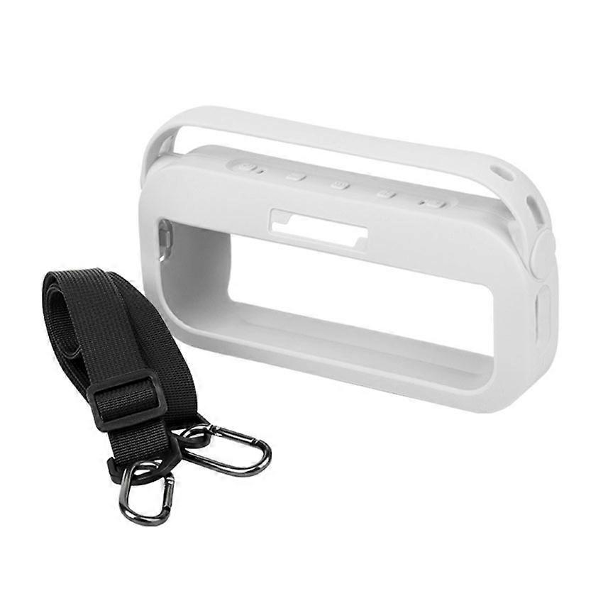 Silicone Protective Cover Portable Speaker Case for SoundLink Flex Bluetooth Speaker White