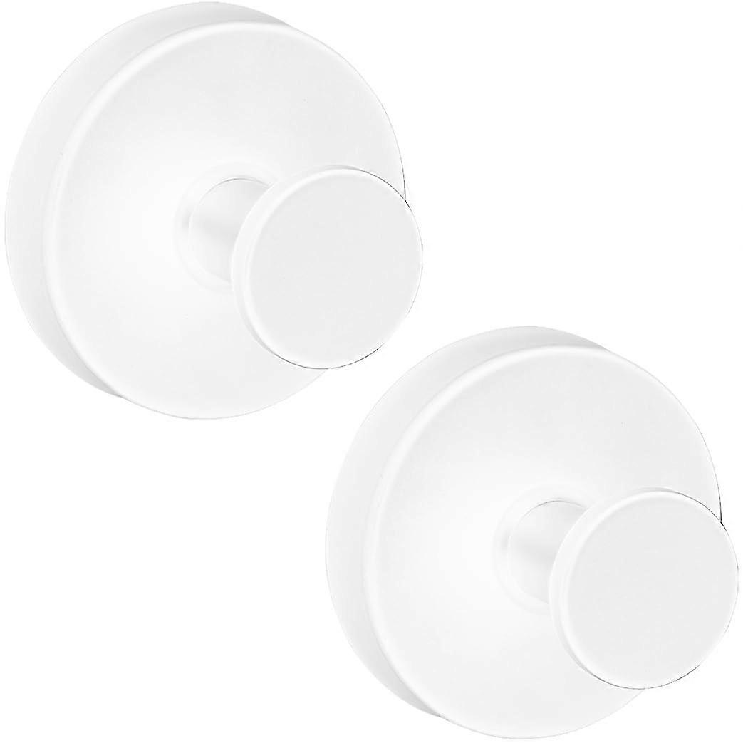 Suction Cup Hooks for Bathroom and Kitchen, No Drill RustResistant Stainless Steel, 2 Pack