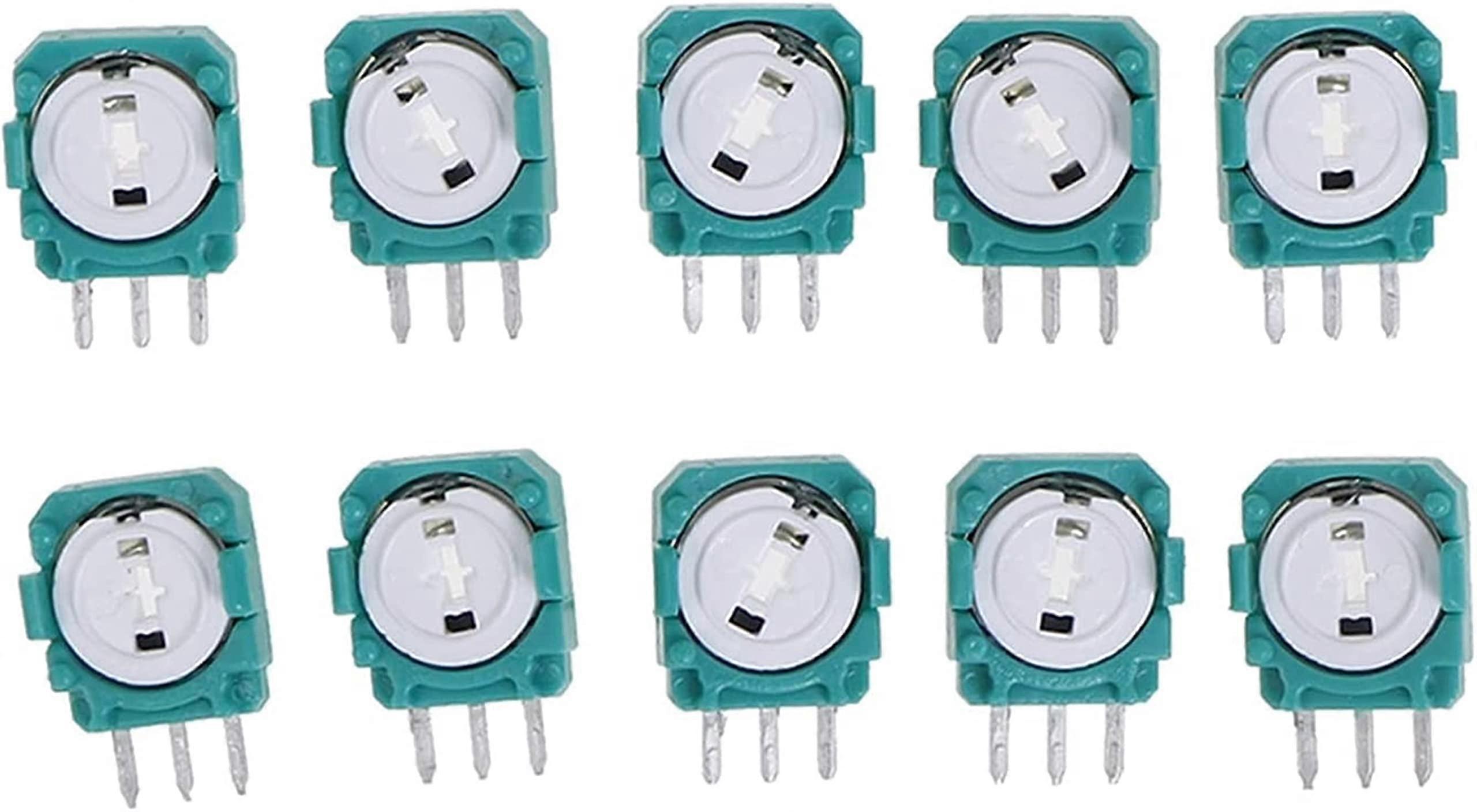 Joystick Replacement Parts 10pc 3D Analog Potentiometer Sensor for PS4 Controller Micro Switch Kit