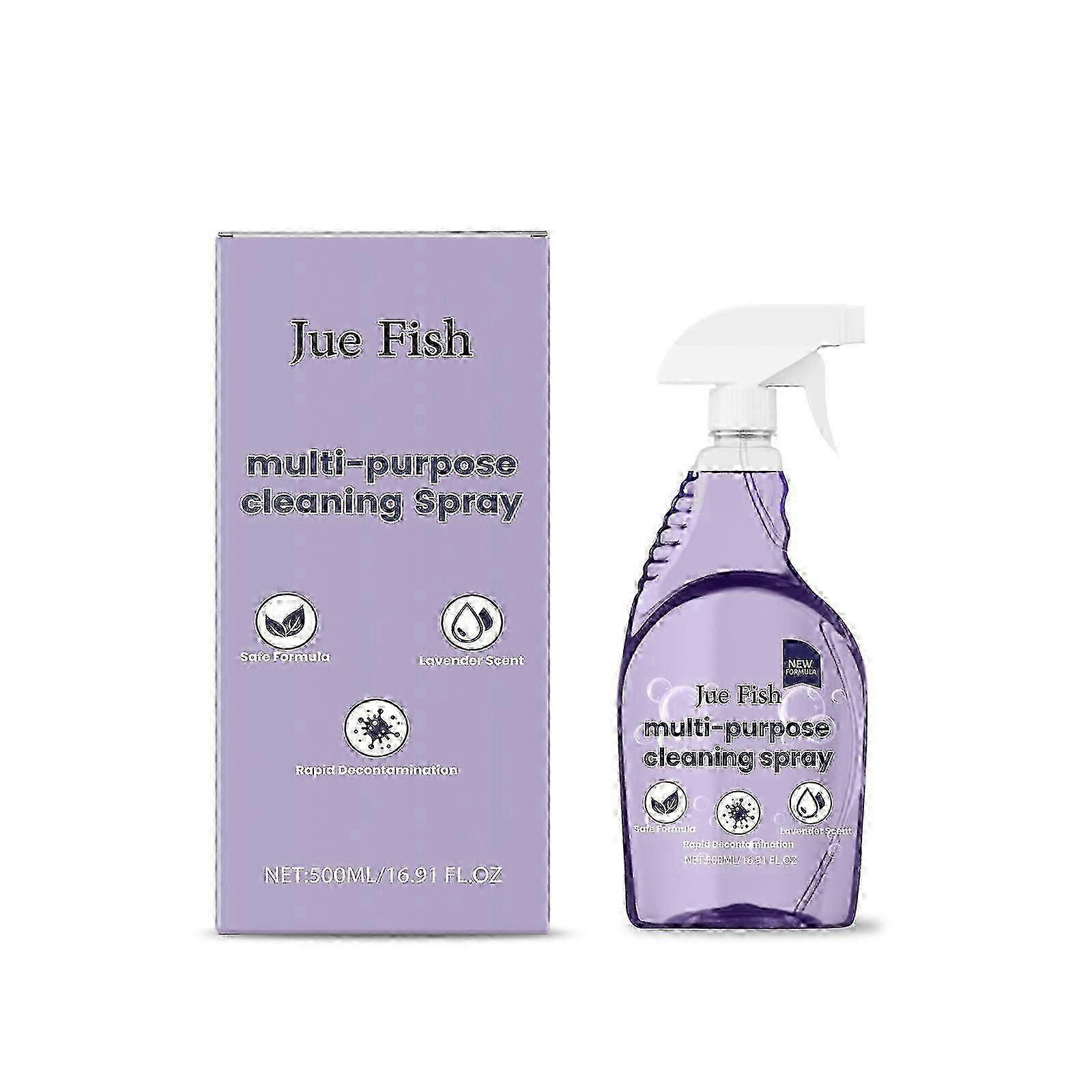 Multi-Functional Cleaning Spray - Removes Grease & Stains from Kitchen & Bathroom Surfaces - 500ml
