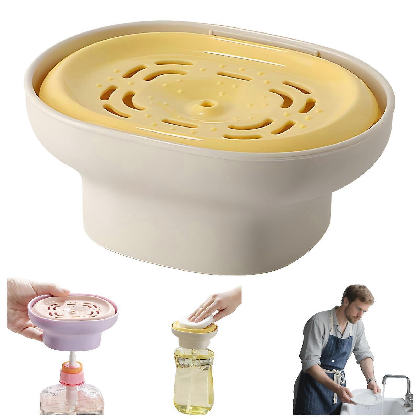 Reusable Laundry Detergent Dispenser with Pump Adapter, Wide Bottle Compatibility, Mess Use