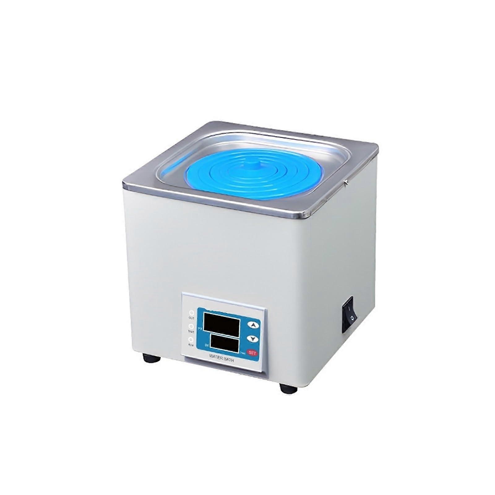 Lab Water Bath Single Hole Digital Heater with Precise Temperature Control Stainless Steel 300W