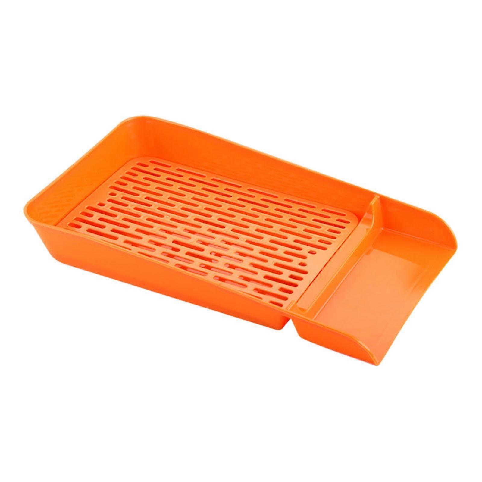 BBQ Prep Tray Marinating Container with Easy Clean Surface, Stackable for Vegetables and Meat