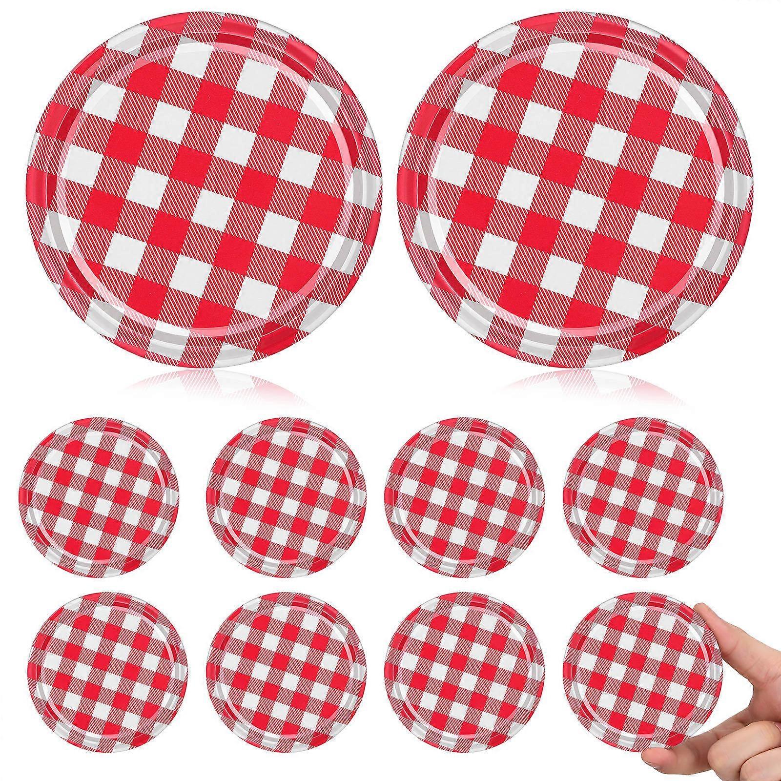 Solid Canning Lids Mason Lids Airtight Leak-Proof for Pantry Refrigerator 40Pcs