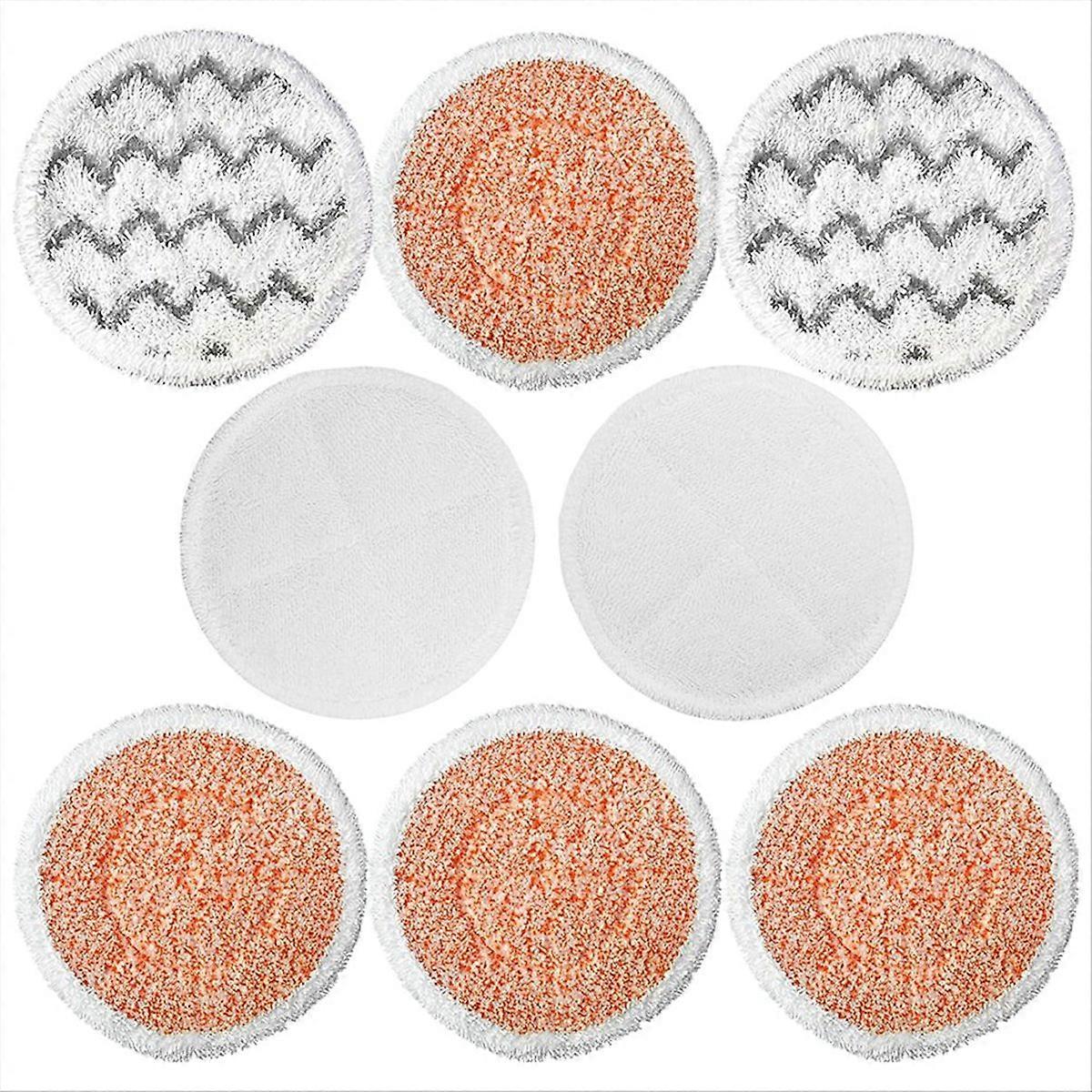 8pcs For 3897A Replacement Rotating Steam Mop Pads
