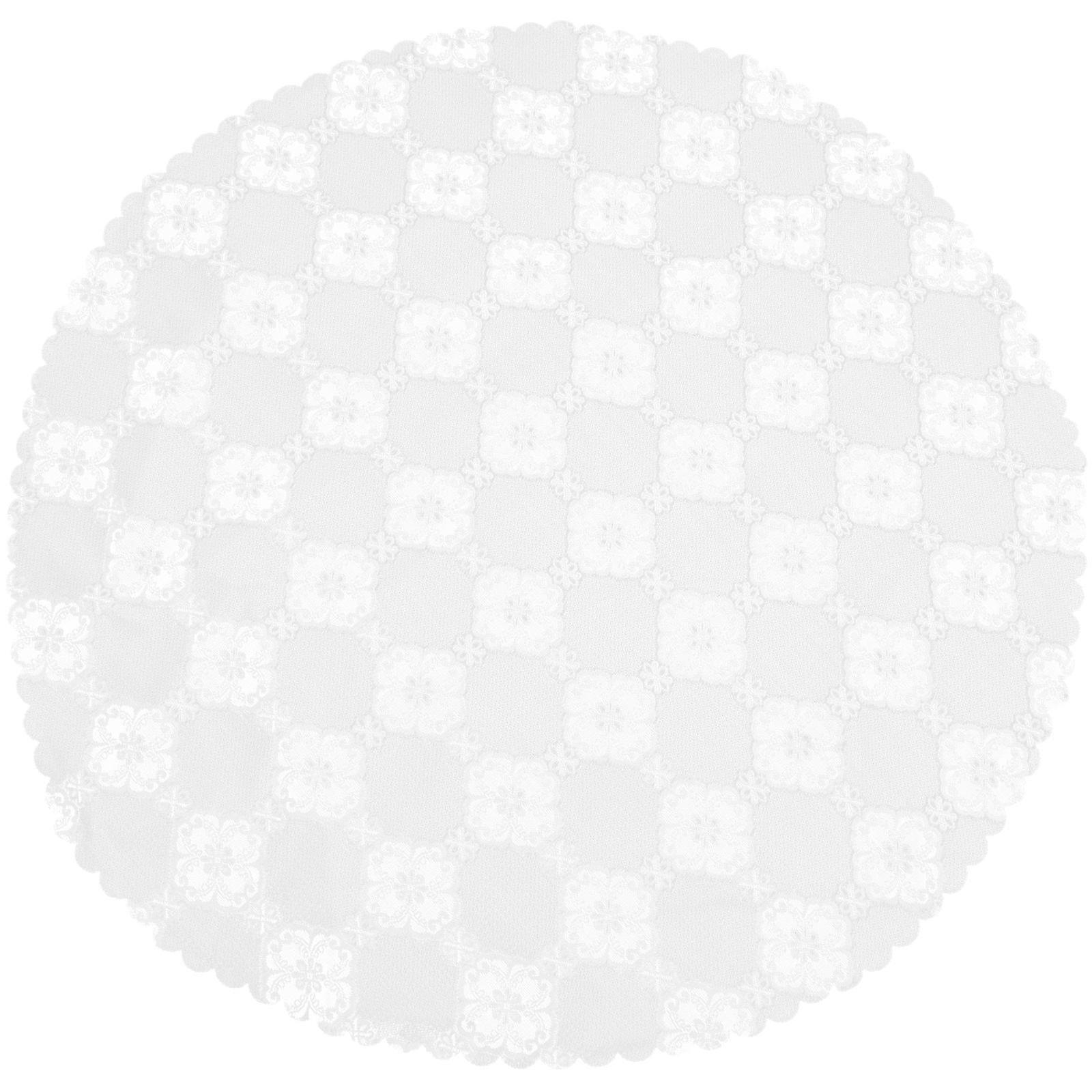 Lace Table Cloth Rustic Wedding Reception Decor for Round Tables 2Pcs