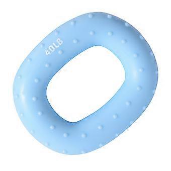 1Pcs Hand Grip Squeeze Ring for Exercise Blue Finger Strength Trainer