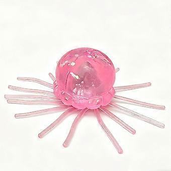 Transparente Quallen-Squishy-Spielzeug zum Stressabbau, weiches TPR-Spielzeug mit langsamer Rückstellkraft, Ozean-Tier-förmiges Spielzeug zum Entspannen und Abschalten für Kinder