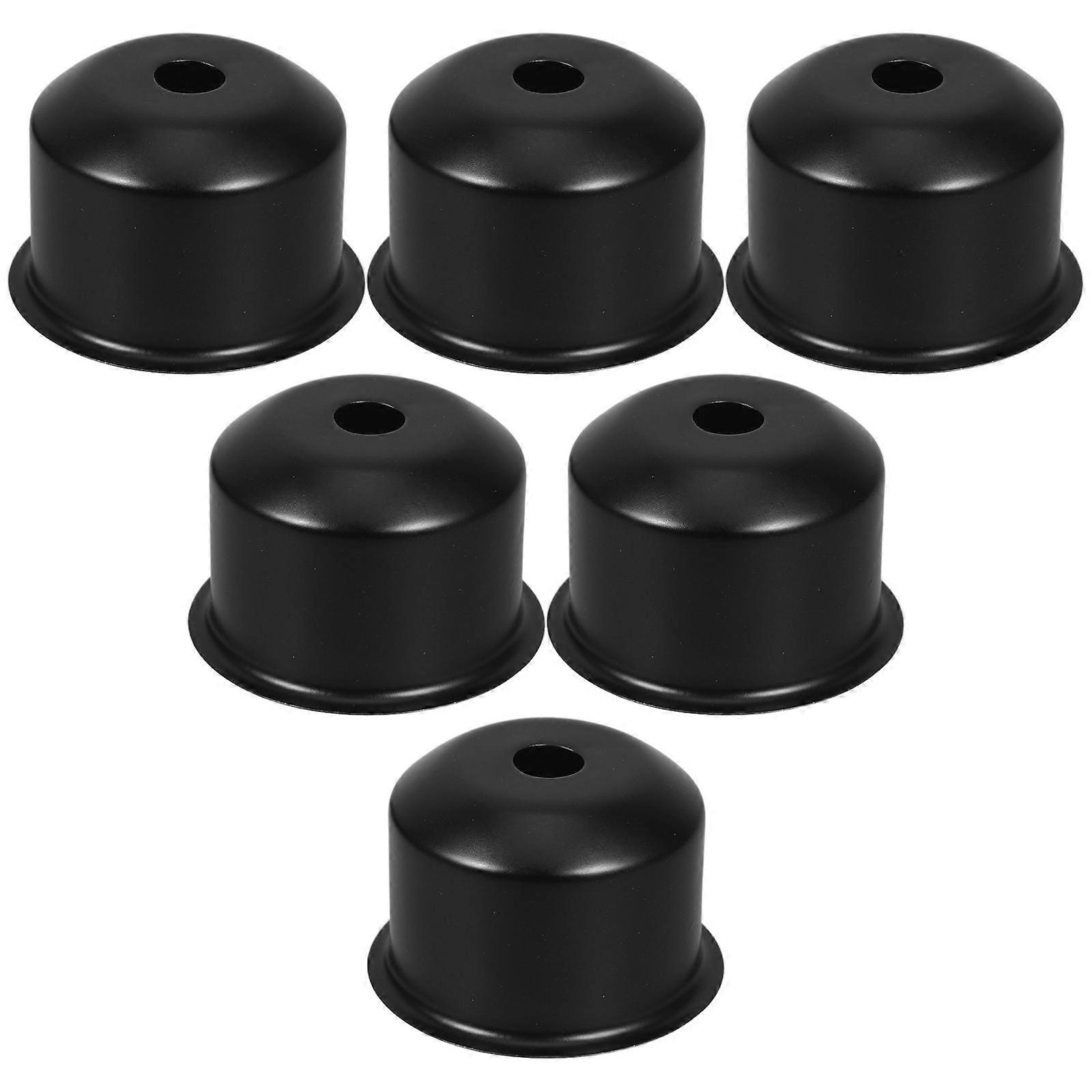 Iron Lamp Socket E27 for Light Fixture Replacement 6Pcs Candle Holders
