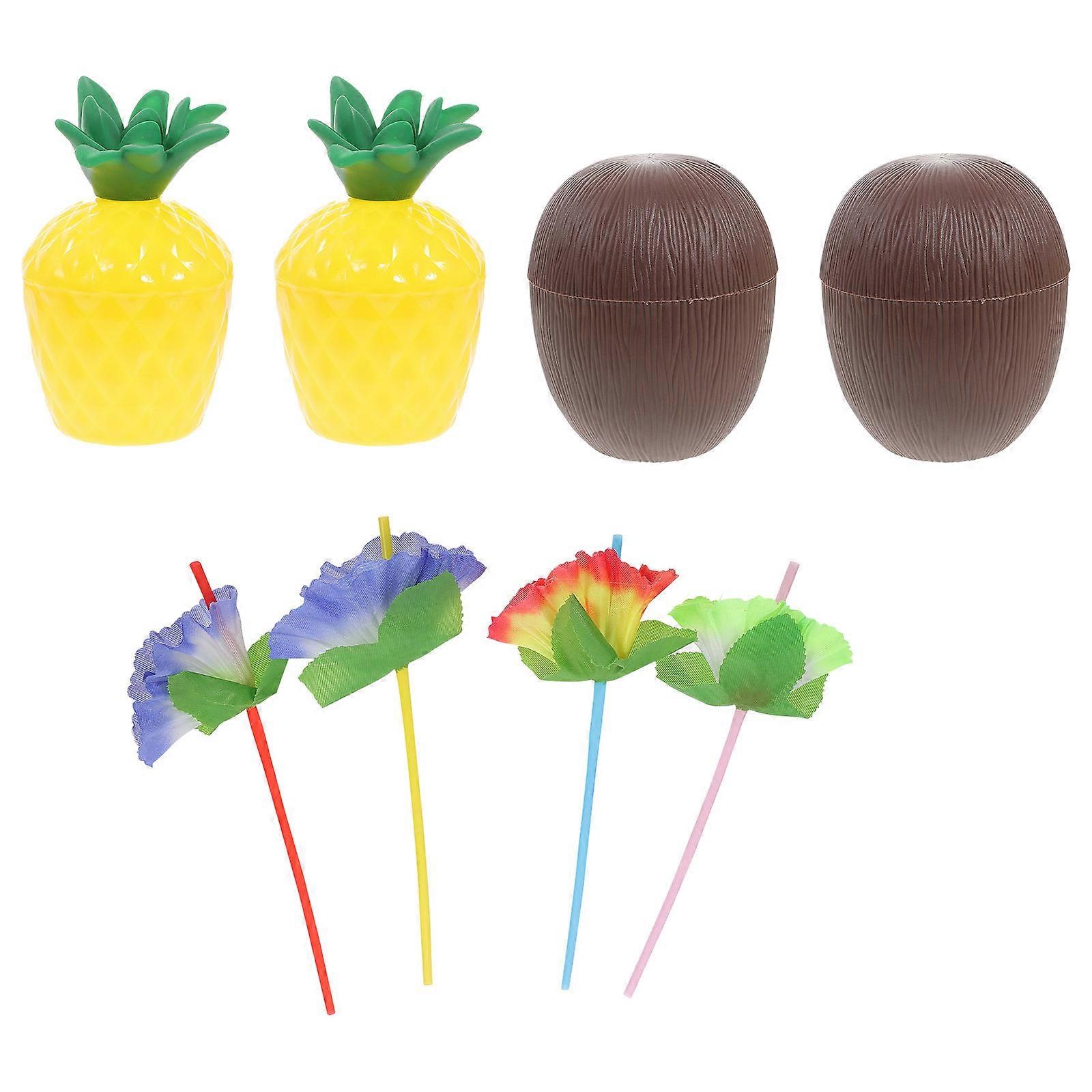 Coconut Pineapple Cups Futurexus Pineapple Glasses Durable For Long Term Use 1Set