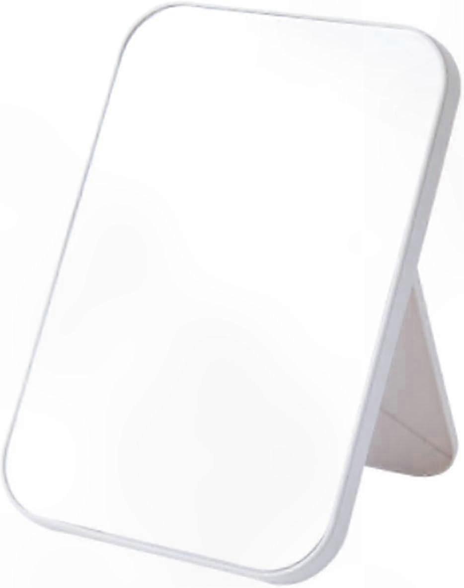 Compact Folding Mirror compatible with Makeup, Portable Desktop Mirror, Square Design compatible with Dormitory Use