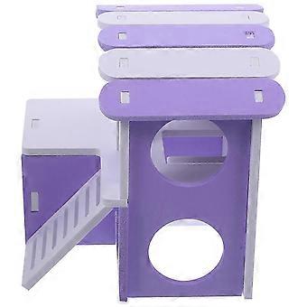 Hamsterhus Marsvin Gemmested til Komfortabel Leg Violet PVC