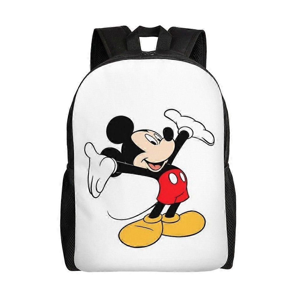 K112 Mickey Mouse Versatile Backpack Washable casual style School Student Backpack Trendy Oxford Cloth Computer Bag Unisex