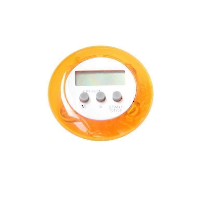 Round Magnetic Back Stand LCD Digital Kitchen Countdown Cooking Alarm Timer
