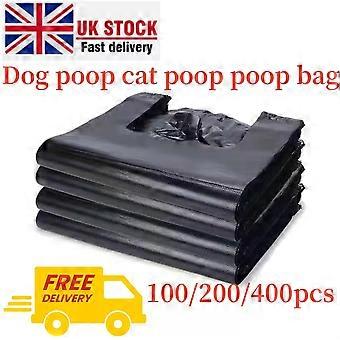 100 Dogs Poo Bag With Tie Handles (22 X 35) 200 Bags Doggy Waste Pickup Bag