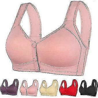 Bra Front Closure, Women's Bra, Front Snaps Button Bras No Underwire Push Up High Support Sports Push Up Bra
