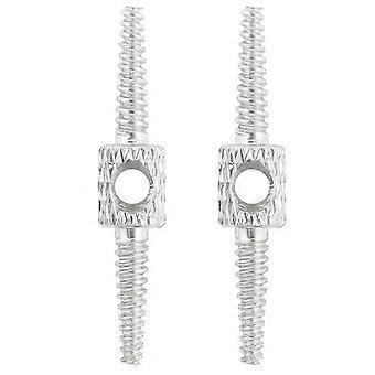 2x Mountainbike remleidingconnector, variabele snelheidskabeldoorvoerconnector, fietskabelbedradingsgereedschap, zilverkleurig