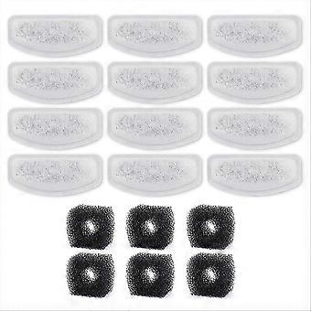 12PCS Replacement Filters compatible with ORSDA D60/D30 Pet Fountain compatible with 67oz/2L