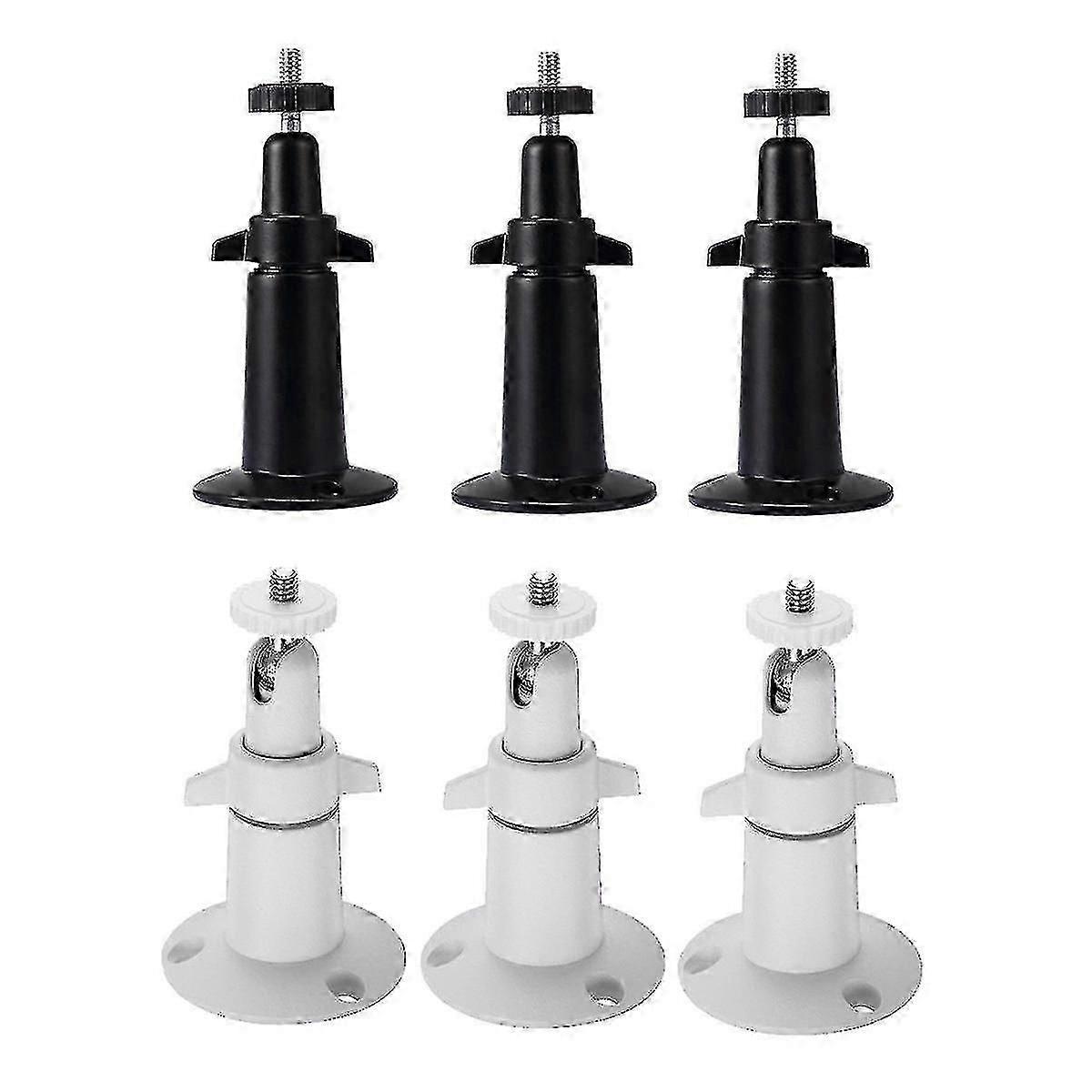3 Pack Black Security Wall Mount Bracket Compatible with Arlo Camera, Adjustable Indoor Outdoor Mount Holder