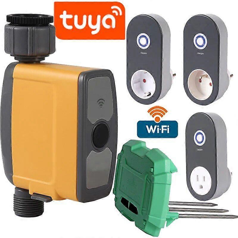 Vann Timers Wifi Tuya Automatisk Smart Home Programmerbar Drip Hage Vanning Vanning Timer System Controller Programmerer Ventil for hage