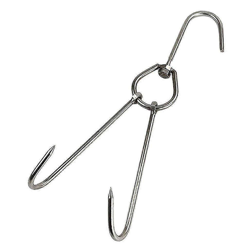 Meat Hook Ring Kitchen Utensil Hanger Hanging Stainless Steel 0.59x37cm-CE