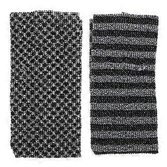 2pcs Shower Exfoliating Back Scrubbers Back Scrubber Towels Bath Wash Clothes