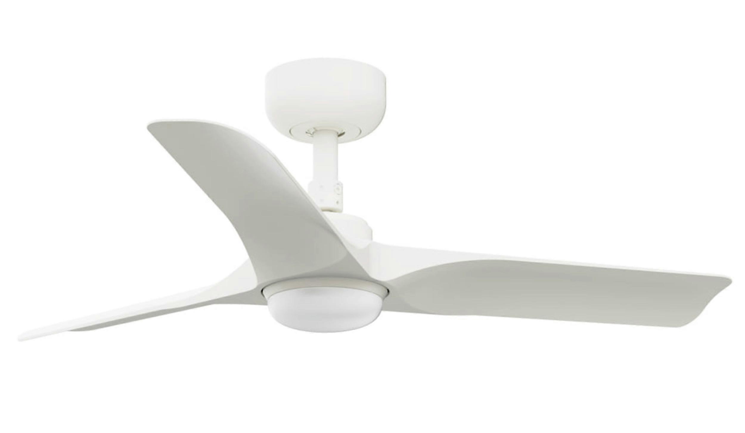DC Deckenventilator Hey S Weiß mit LED