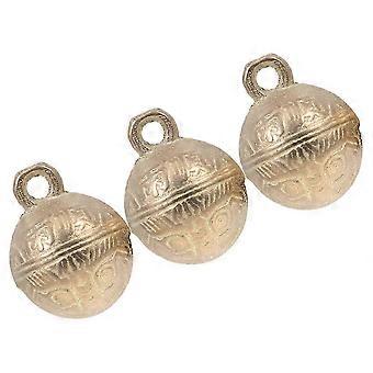 Decorative Copper Dog Collar Bells, 3-Piece Set