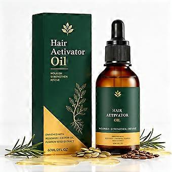 Hair Activator Oil with Rosemary Castor Oil Pumpkin Seed Extract, Nourishing Scalp Care for Smoother Shinier-
