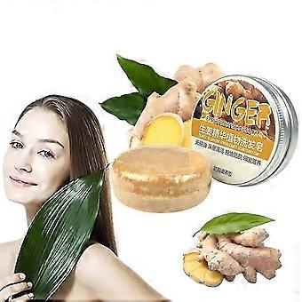 Jengibre Recrecimiento del cabello Bar de champú Orgánico Jengibre Polygonum Champú Jabón Recrecimiento del cabello Loción Cuidado del cabello