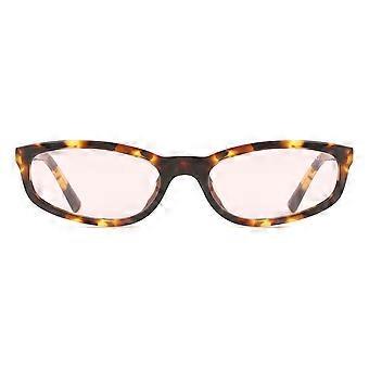 Miu Miu MUA06S 14L4I0 Full Rim Honey Yellow Tortoise Women Rectangle Sunglasses UV1 Original