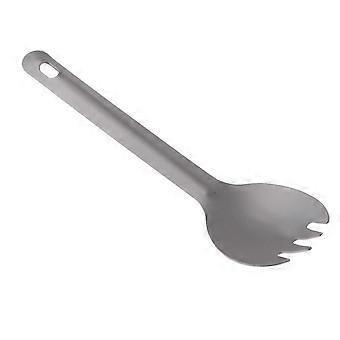 Outdoor Titanium Tableware Flatware Spoon Fork Spork Spoon Fork with Buckle