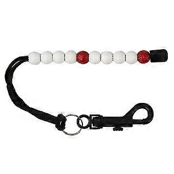 Golf stroke counter golf beads golf counter score accessory(white red) [MI]