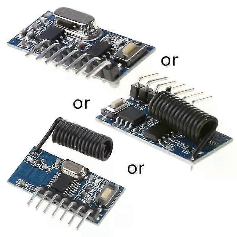 433MHz wireless 4-channel RF receiver with 1527 learning code modules, model RX480E