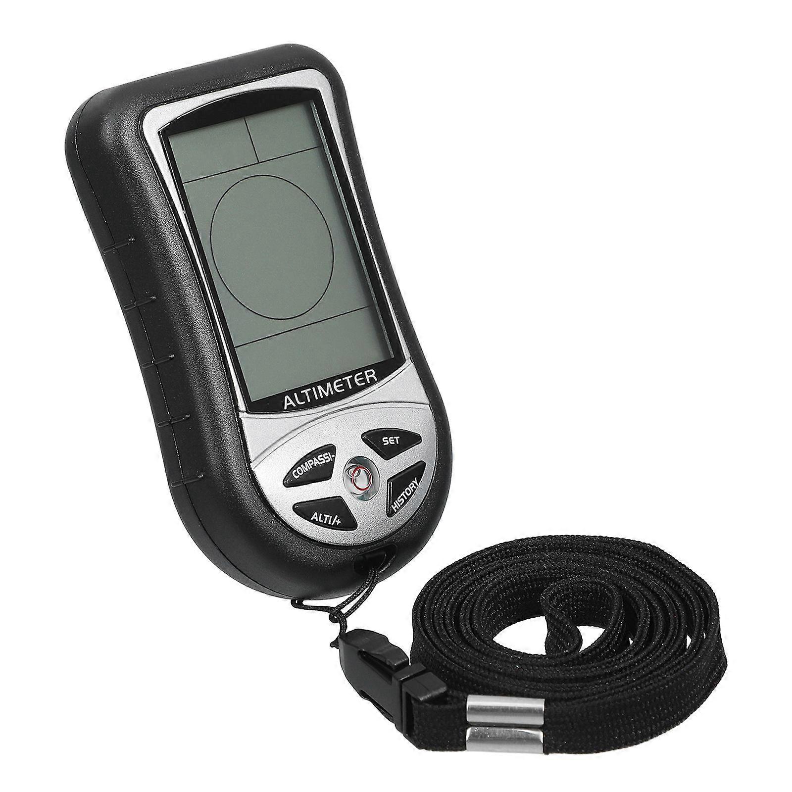 Multifunction Digital Barometer Compass Handheld Device for Hiking
