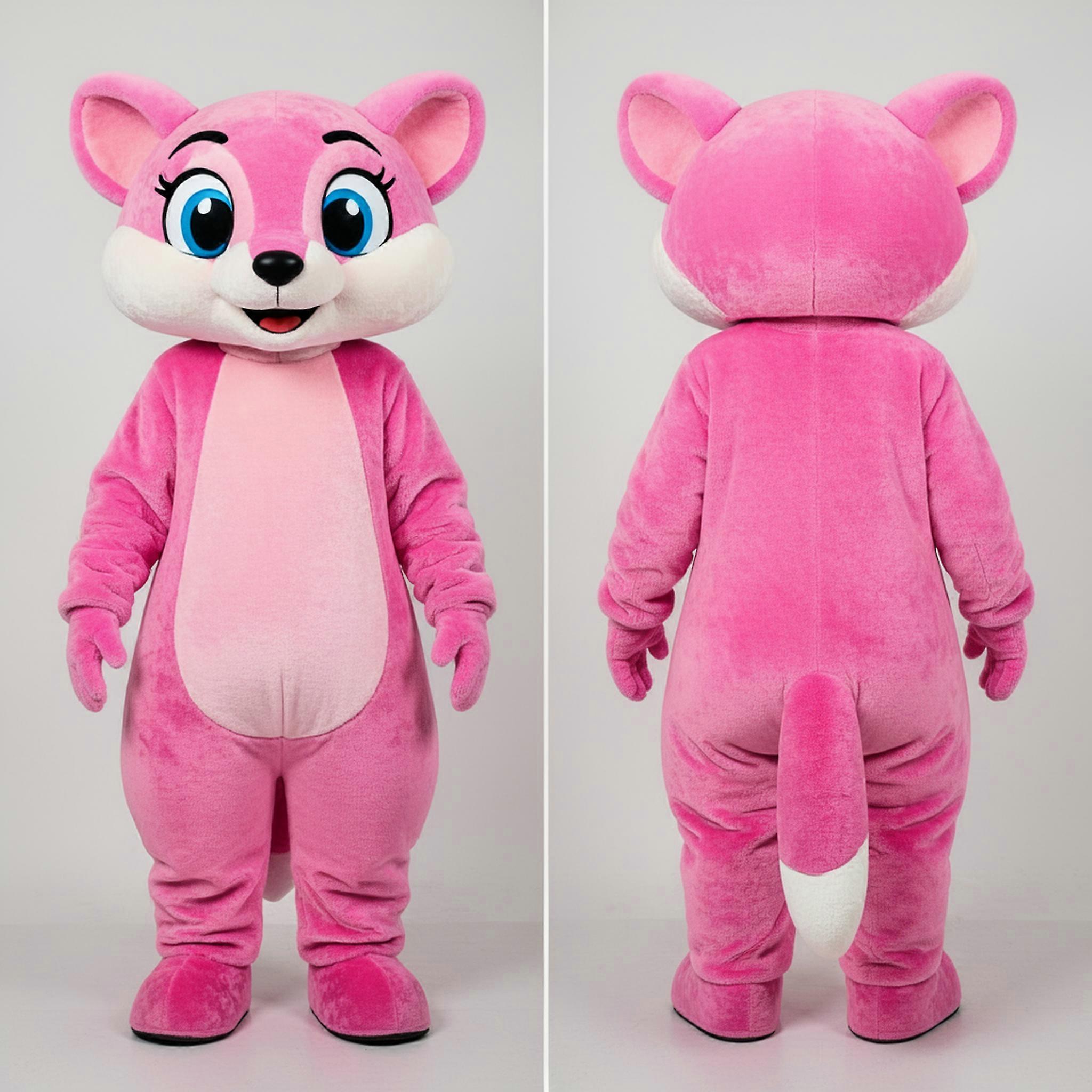 MASTICOT Pink Playful Mongoose Mascot
