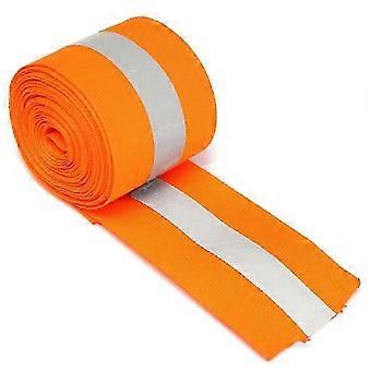 Reflective Strip Tape Ribbon Safety Vest Protective 3 Meters/9.8ft-color: Orange DM