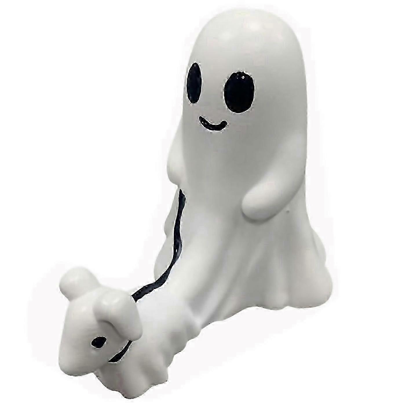 For Ghost Walking Dog Statue Ghost Walking His Ghost Dog Boy Small