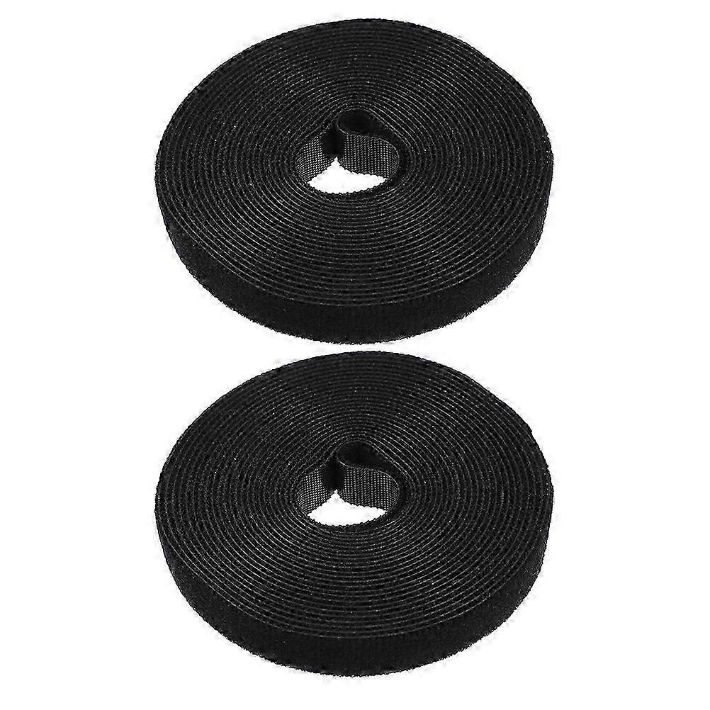 Data Cable Ties Cable Tie Wire Management Tie Strap 2 Rolls Black