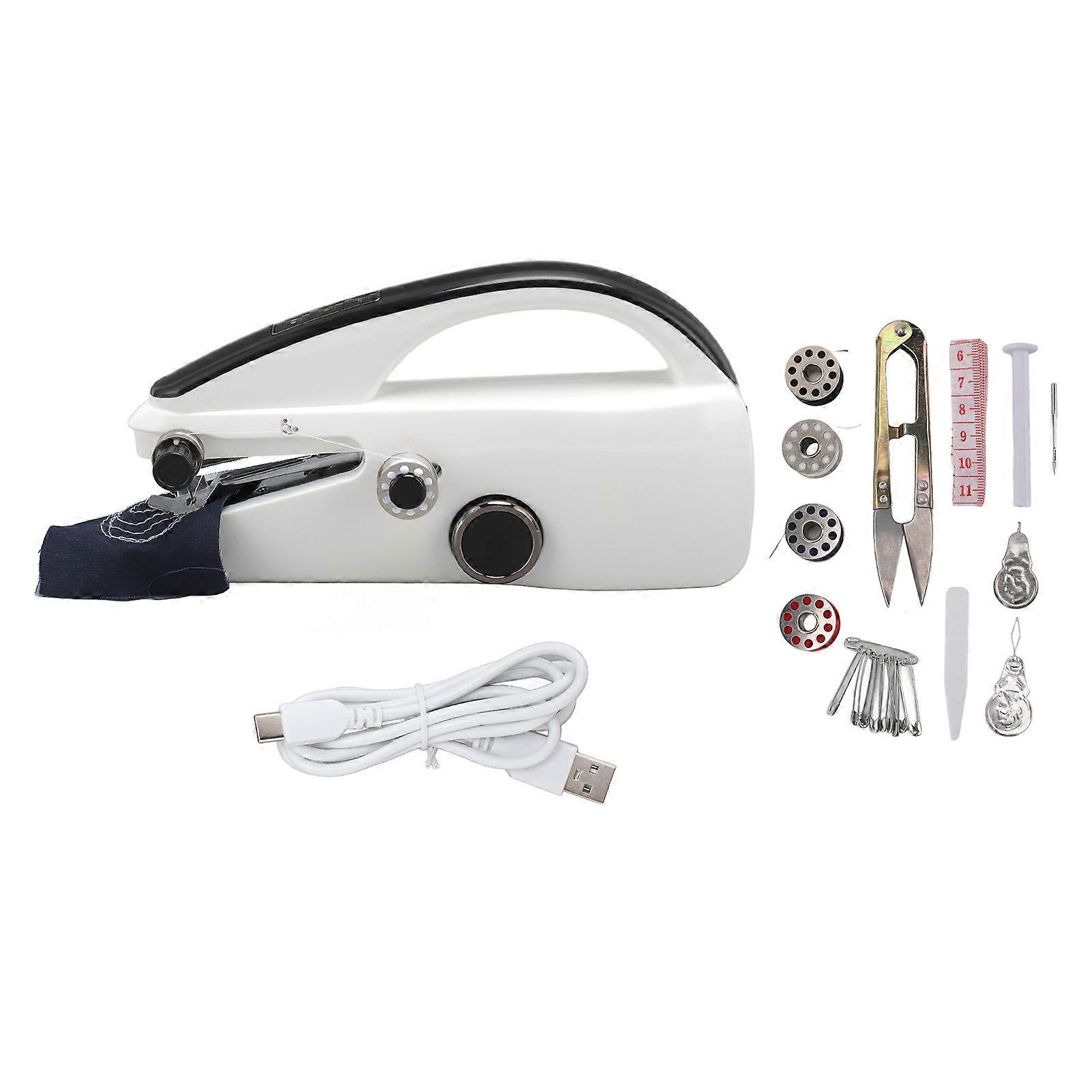 Machine à coudre portable professionnelle mini électrique avec port USB