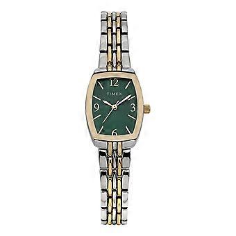 Timex Charlotte dameshorloge met tweekleurige armband (22 mm) TW2Y22300