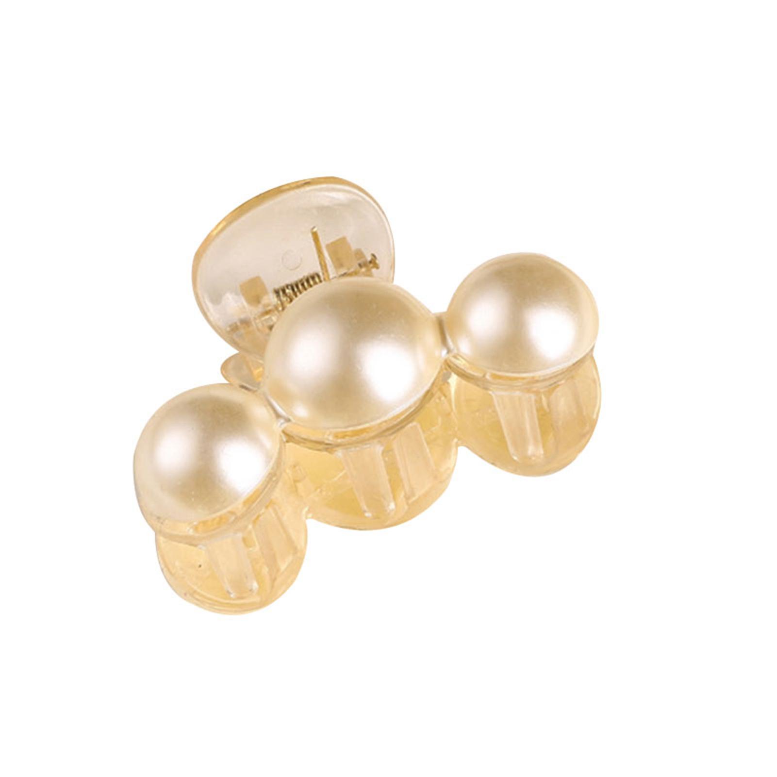 Pinza de perla para mujer Elegante temperamento Tocado de moda