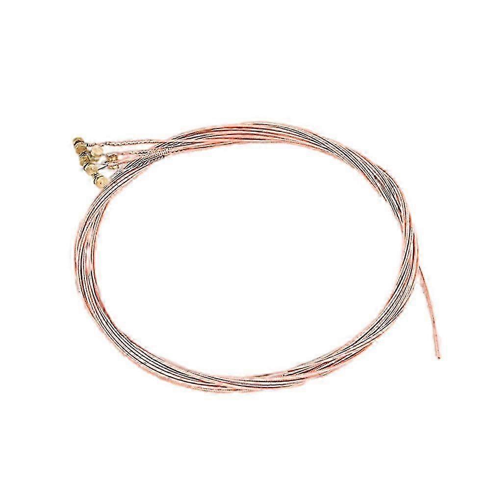 Rust-Resistant Brass Acoustic Strings Gold Coated
