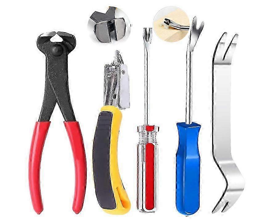 4-piece binding staple tool set, staple removal tool with staple pullers, staple puller set 3412