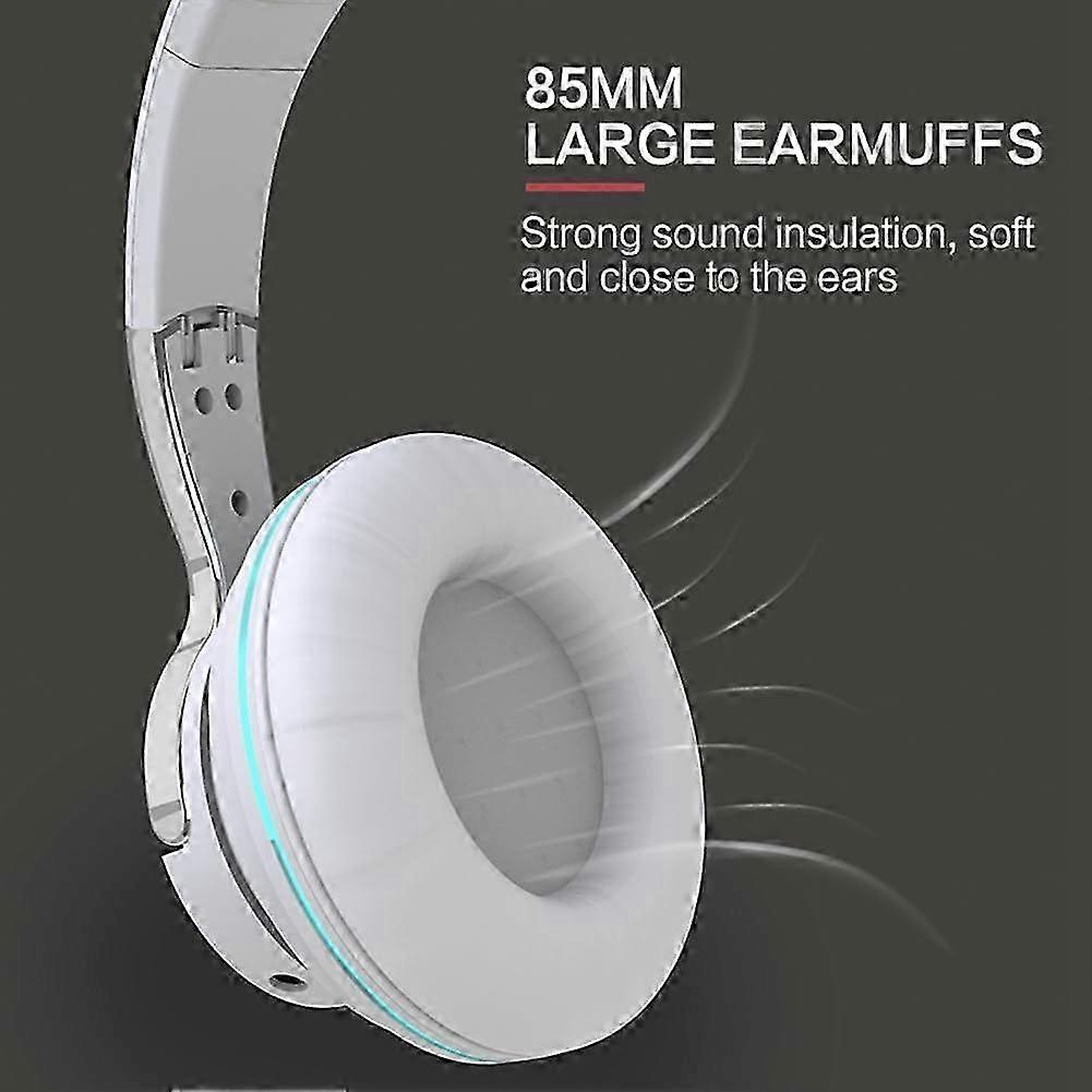 LED-Equipped Wireless Overear Headphones