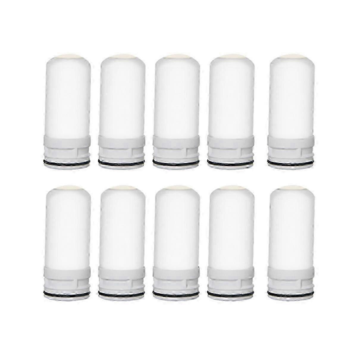 10 Pcs Faucet Water Filter Ceramic Replacement Remove Practical Durable