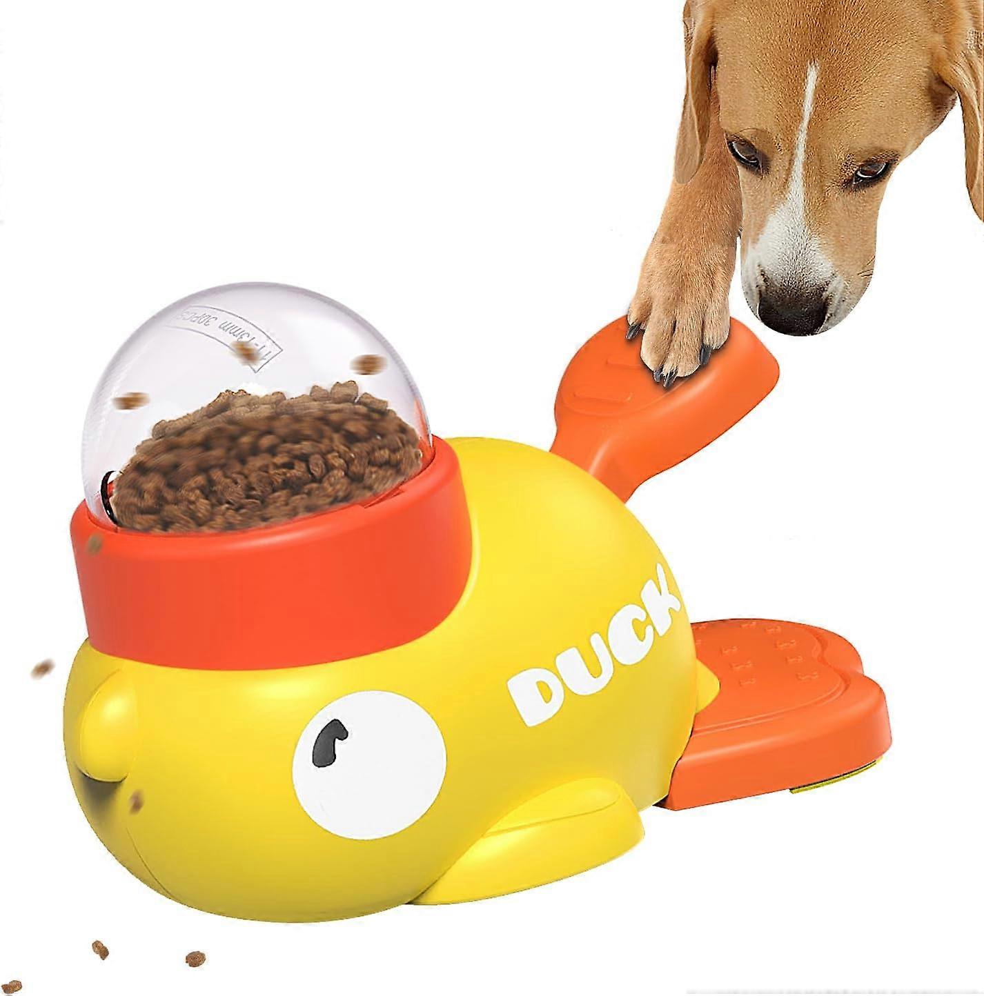 Duck-Shaped Interactive Puzzle Feeder for Mental For Practical Home Use