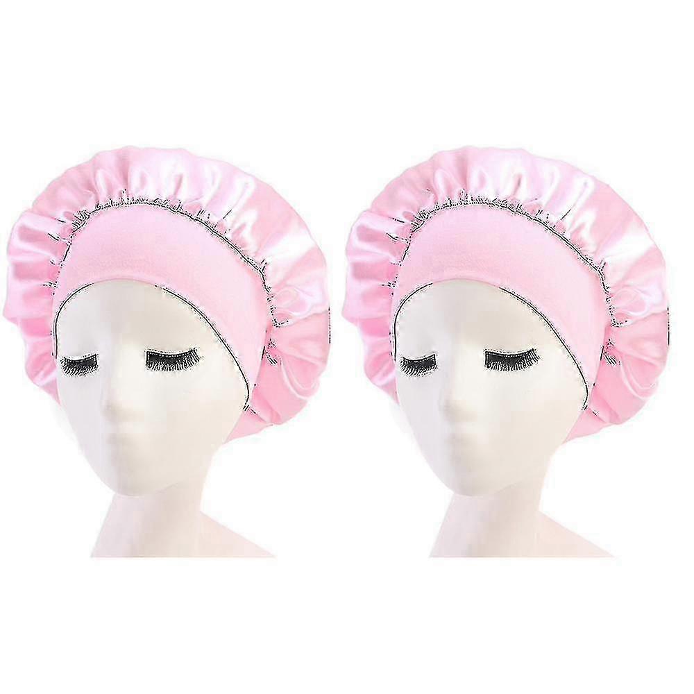 Soft Satin Sleep Cap Two Pack