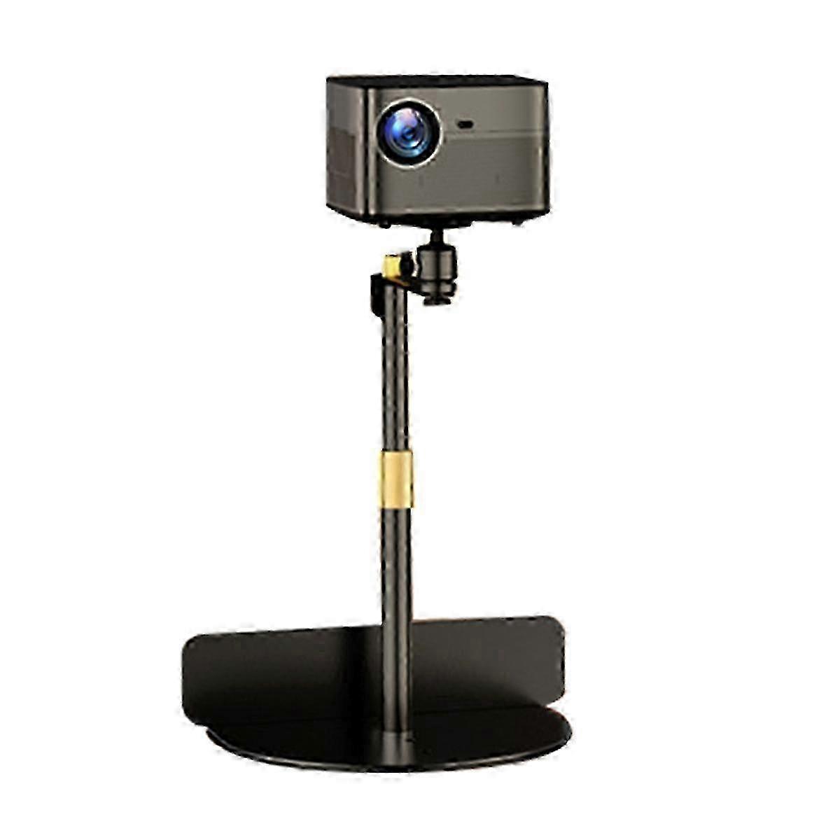 2026 Suitable Adjustable Projector Stand Multi-Angle Support Bracket compatible with Projectors & ,compatible with Home & Office Use Tripod Head Black